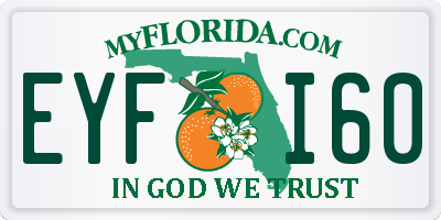 FL license plate EYFI60