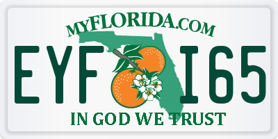 FL license plate EYFI65