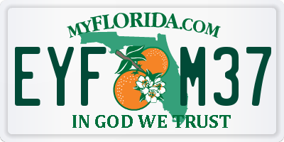 FL license plate EYFM37