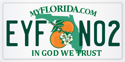 FL license plate EYFN02