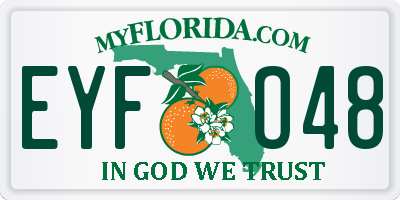 FL license plate EYFO48