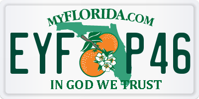FL license plate EYFP46