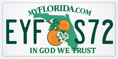 FL license plate EYFS72
