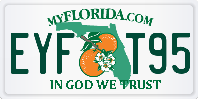 FL license plate EYFT95