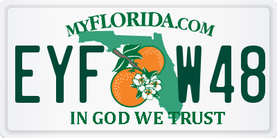 FL license plate EYFW48