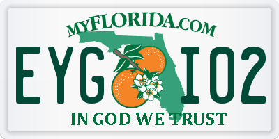 FL license plate EYGI02