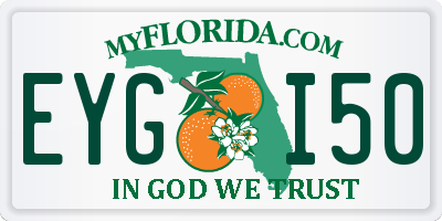 FL license plate EYGI50