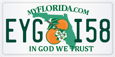 FL license plate EYGI58