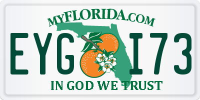 FL license plate EYGI73