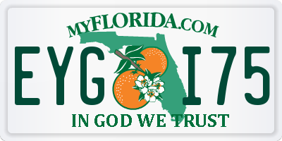 FL license plate EYGI75
