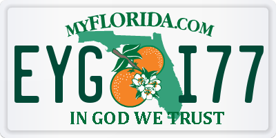 FL license plate EYGI77