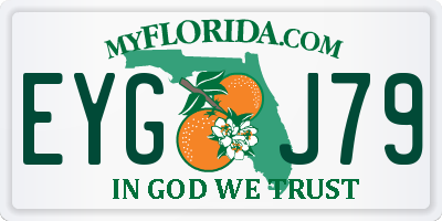 FL license plate EYGJ79