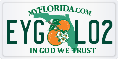 FL license plate EYGL02