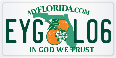 FL license plate EYGL06