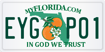 FL license plate EYGP01