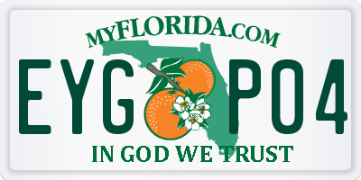 FL license plate EYGP04
