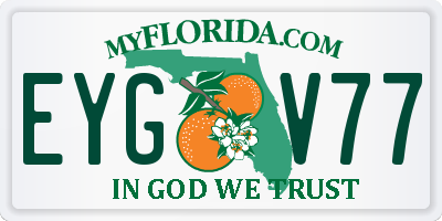 FL license plate EYGV77