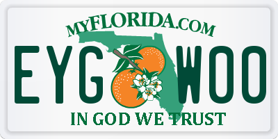 FL license plate EYGW00