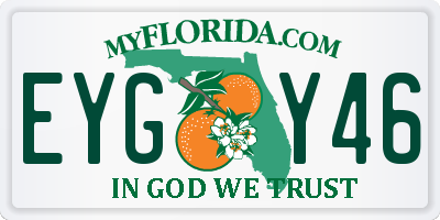 FL license plate EYGY46