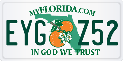 FL license plate EYGZ52