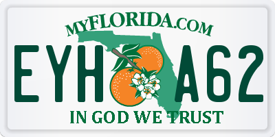 FL license plate EYHA62