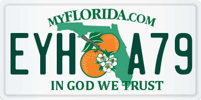 FL license plate EYHA79