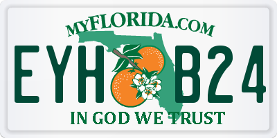 FL license plate EYHB24