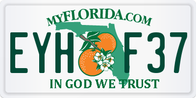 FL license plate EYHF37