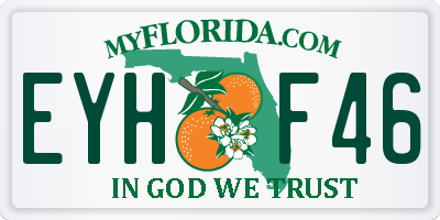 FL license plate EYHF46