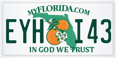FL license plate EYHI43