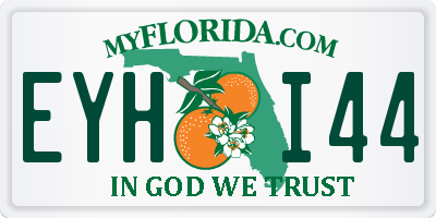 FL license plate EYHI44