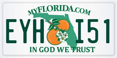 FL license plate EYHI51