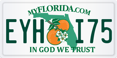FL license plate EYHI75