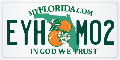 FL license plate EYHM02