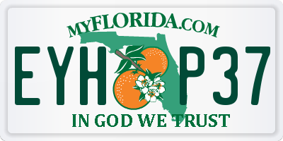FL license plate EYHP37