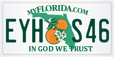 FL license plate EYHS46