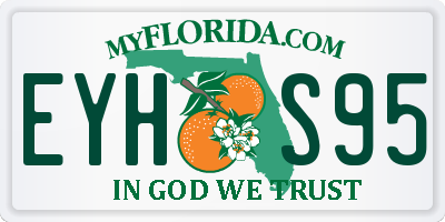 FL license plate EYHS95