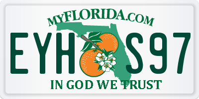 FL license plate EYHS97