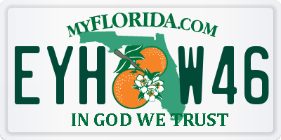 FL license plate EYHW46