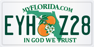 FL license plate EYHZ28