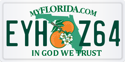FL license plate EYHZ64