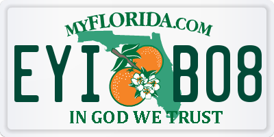 FL license plate EYIB08