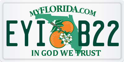 FL license plate EYIB22