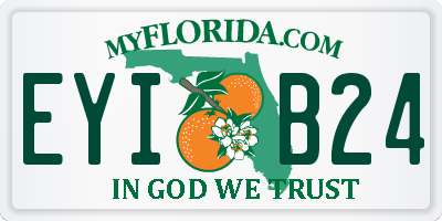 FL license plate EYIB24