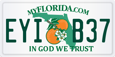 FL license plate EYIB37