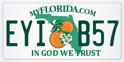 FL license plate EYIB57