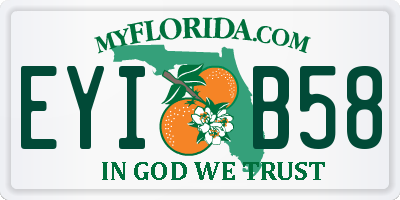 FL license plate EYIB58