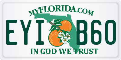 FL license plate EYIB60