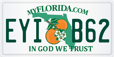 FL license plate EYIB62