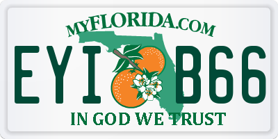 FL license plate EYIB66